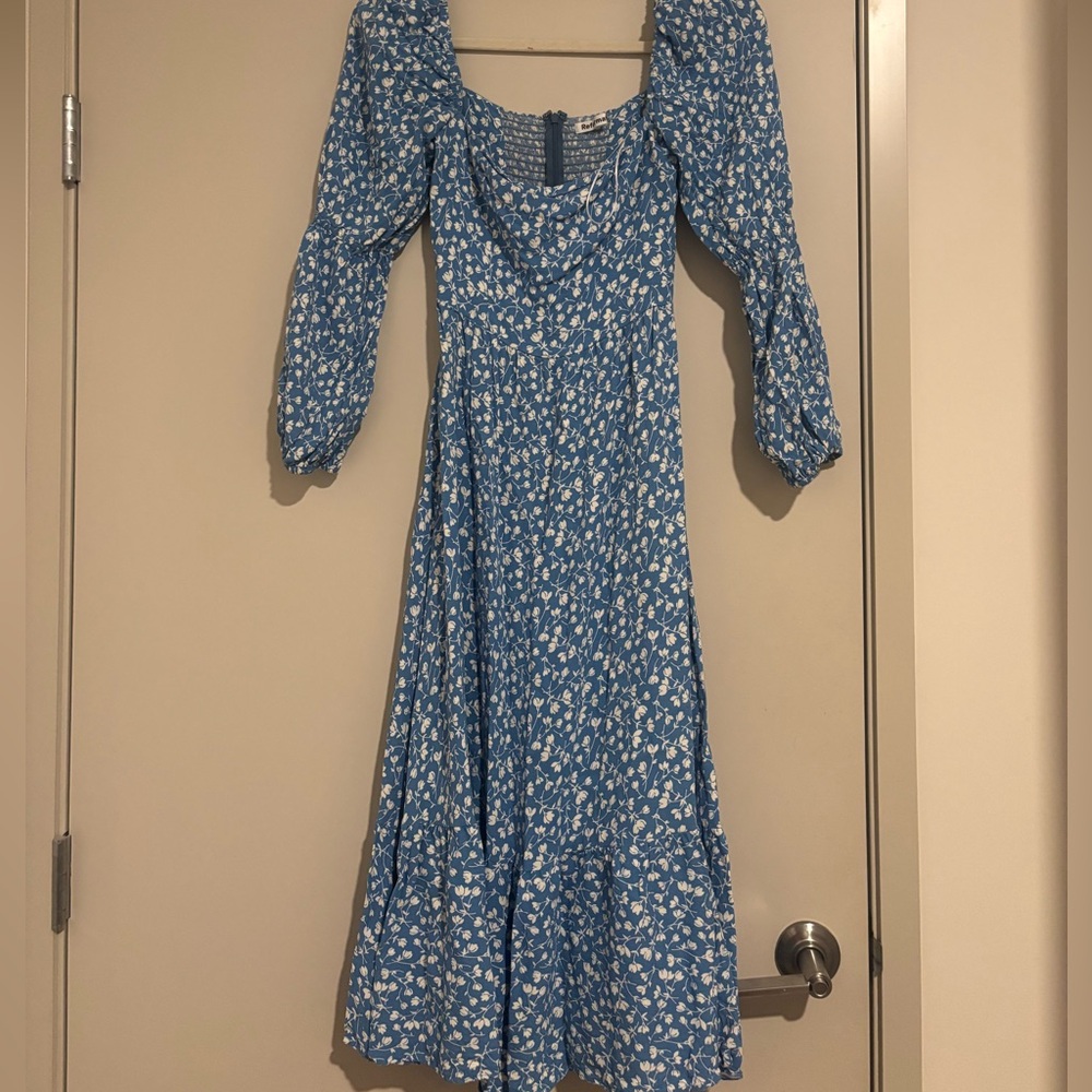 Reformation Mica Midi Dress Size 2 - Picture 2 of 2
